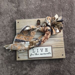 Boho Western Bow Tie Scrunchy Artsy Hair Accessory Gift